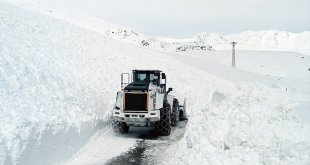 Hakkari'de çığ nedeniyle kapanan yolar açıldı