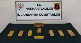 Hakkari'de 14 kilo 700 gram kaçak külçe altın ele geçirildi
