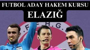 Elazığ'da futbol hakemlik kursu açılacak