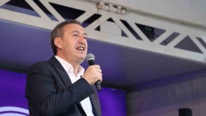 DEM Parti Eş Genel Başkanı Tuncer Bakırhan, Iğdır'da