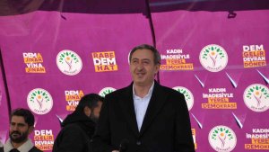 DEM Parti Eş Genel Başkanı Bakırhan, Kars'ta partililere seslendi