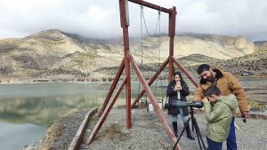 Çocuklar doğa ile buluştu, yaban hayatını gözlemledi