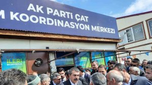 Milli Eğitim Bakanı Tekin, Çat'ta Cumhur İttifakı için destek istedi