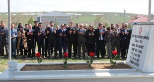 Terör saldırısında 2 yıl önce şehit olan infaz koruma memuru Ağrı'da anıldı