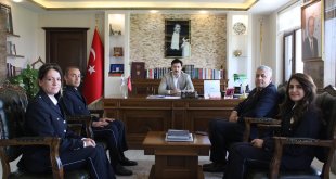 Kale Kaymakamı Aksoy'a Polis Haftası ziyareti