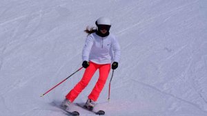 Palandöken'de kayak hız kesmiyor