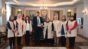 Vali Çiftçi kadın girişimcileri kabul etti