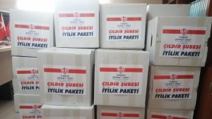 Çıldır Müftülüğü iyilik paketlerine devam ediyor