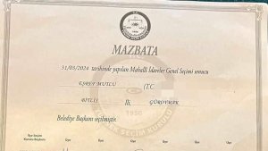 Güroymak Belediye Başkanı seçilen Eşref Mutlu mazbatasını aldı