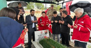 Türk Kızılay Pendik Şubesinden Elazığ'da şehit kabirlerine ziyaret