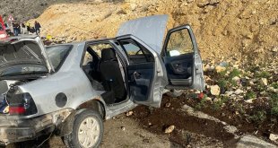 Malatya'da devrilen otomobildeki 6 kişi yaralandı