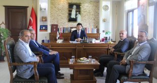 Kale Belediye Başkanı Özbay'dan Kaymakam Aksoy'a ziyaret