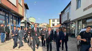 Vali Aydoğdu, Tercan'da incelemelerde bulundu