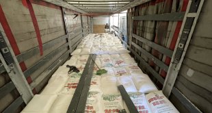 Van'dan Gazze'ye 150 ton un gönderildi