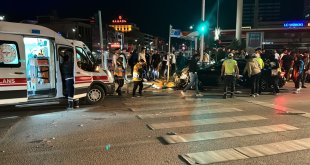 Elazığ'da iki otomobilin çarpıştığı kazada 1 kişi yaralandı
