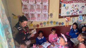 Ağrı'da jandarmadan öğrencilere "mahremiyet" eğitimi