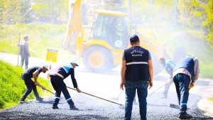 Battalgazi'de yol çalışmaları sürüyor