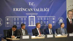 Erzincan'daki yatırımlar değerlendirildi
