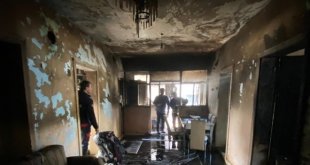 Ağrı'da bir evde çıkan yangın hasara neden oldu