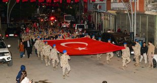 Çatak'ta 19 Mayıs yürüyüşü düzenlendi