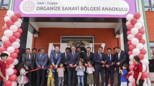 Van'da 8 sınıflı anaokulunun açılışı yapıldı