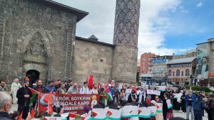 Erzurumlu çocuklardan Filistinli kardeşlerine destek