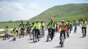 Muş'ta '11. Yeşilay Bisiklet Turu' düzenlendi