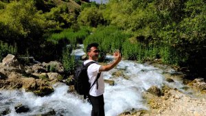 Doğa harikası Girlevik Şelalesi'ne hayat veren gözeler, doğaseverlerin uğrak yeri oldu