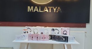 Malatya'da iş yerinde kaçak malzemeler ele geçirilen zanlı gözaltına alındı