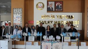 Tatvan Devlet Hastanesinde el hijyeninin önemi anlatıldı