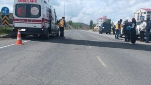 Ağrı'da ambulansın çarptığı yaya ağır yaralandı