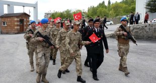 Bitlis'te 20 engelli kamuflaj giyerek bir günlüğüne asker oldu