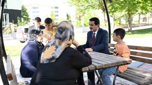 Taşkın'dan parklarda inceleme