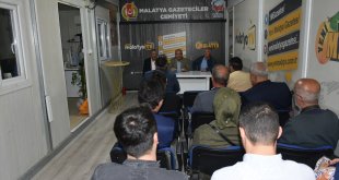 Malatya Gazeteciler Cemiyeti Başkanı Vahap Güner güven tazeledi