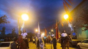 Erzurum'da fener alayı düzenlendi