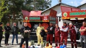 Erzurum'da yangın söndürme timleri hazır