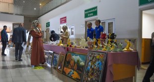 Van'da hükümlülerin yaptığı resimler sergilendi