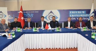 Erzurum'da İranlı heyetle ticari ilişkilerin geliştirilmesine yönelik toplantı yapıldı