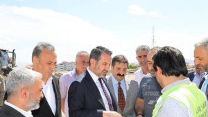 Başkan Şerifoğulları, sahada incelemelerde bulundu