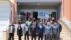 Erzurum'da orman zirvesinde buluştular