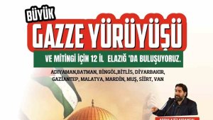 Van'da 'Büyük Gazze Yürüyüşü ve Mitingi' programına davet
