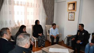 Vali Çiçek, POLHANE Projesi kapsamında hane ziyaretine katıldı