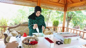 Hobi olarak başladı şimdi 45 çeşit sabun üretiyor