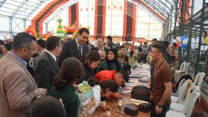 Kemahlı çocuklar doyasıya eğlendiler