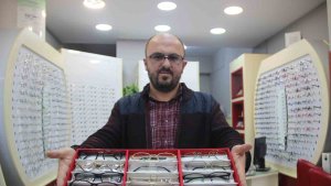 Erzurum'da örnek paylaşım kültürü: Askıda gözlük