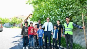 Geçit, yol çalışmalarını inceledi