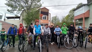 Gençler Camiye pedal çevirdi