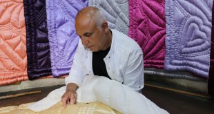 Kilis'in ilmek ilmek işlenen yorganı Avrupa'nın duvarlarını süslüyor