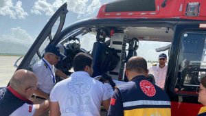 Muş'ta elektrik akımına kapılan genç Ankara'ya sevk edildi