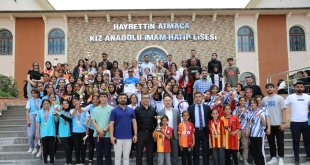 Ağrı'da "Haydi Kızlar Spora" temalı spor şenliği sona erdi